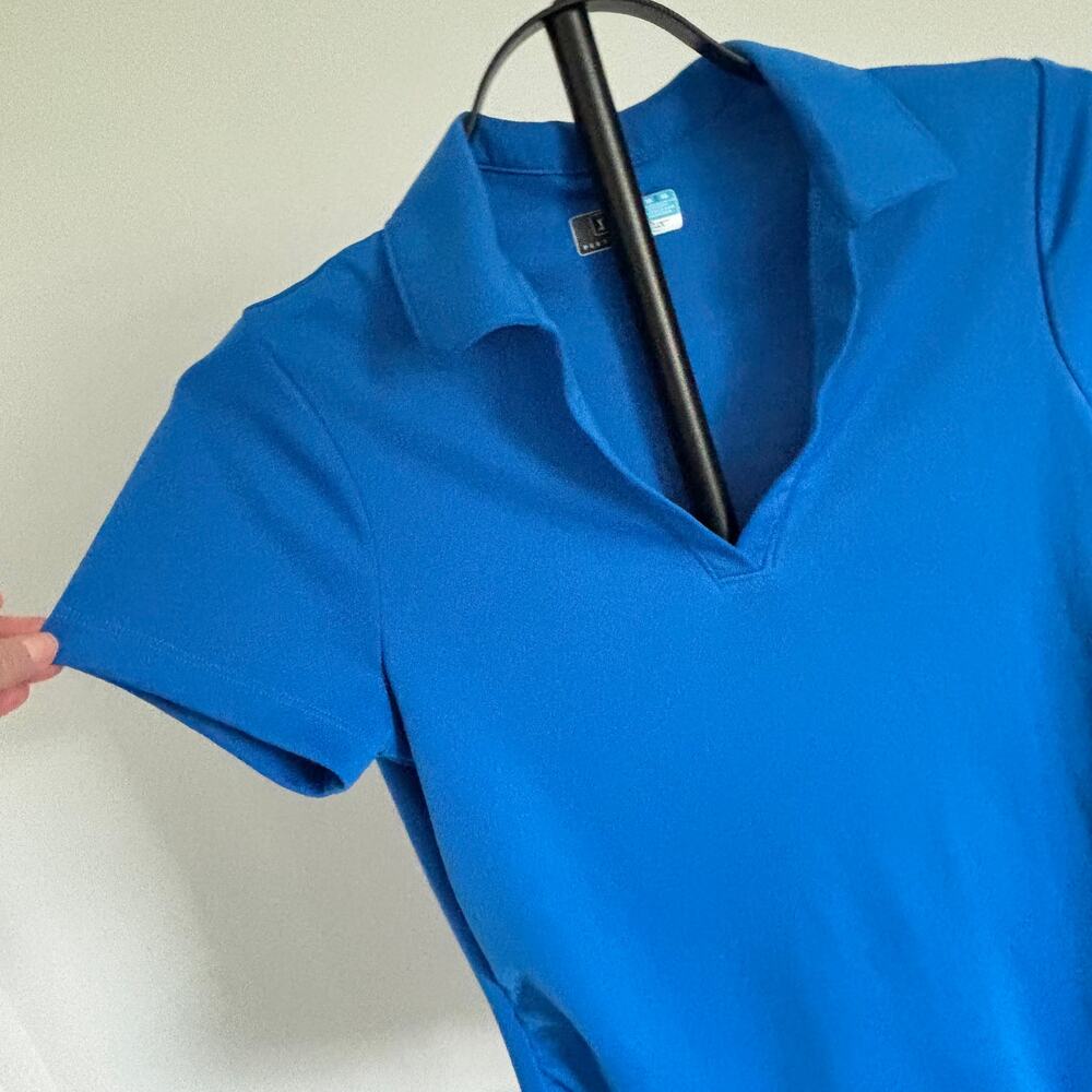 PGA Tour Golf Sport Top Women's Medium Blue - Picture 2 of 6